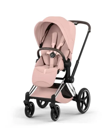 Cybex Priam Klapvogn Style Peach Pink Chrome Brown