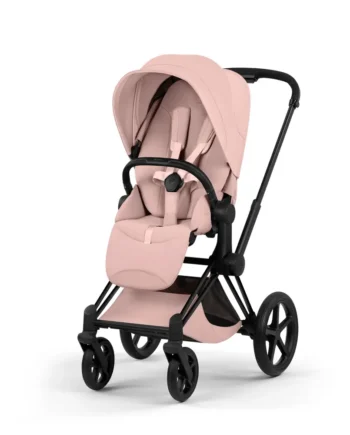 Cybex Priam Klapvogn Style Peach Pink Matt Black