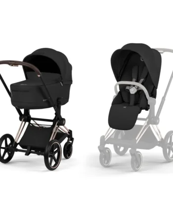 Priam Kombivogn Rose Inkl  Liggedel Sepia Black