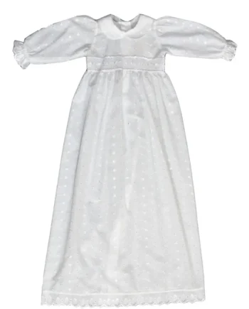 Dåbskjole Broderi Angelise Jocko Hvid