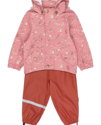 Dai Regnsæt    Seler Dusty Rose Strawberry Aop 98 Cm
