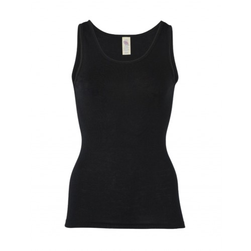 Dame Top   Merinould 46 48 Black