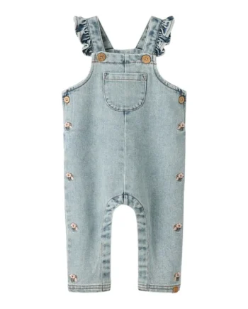 Darlee Denim Overall Medium Blue Denim 62