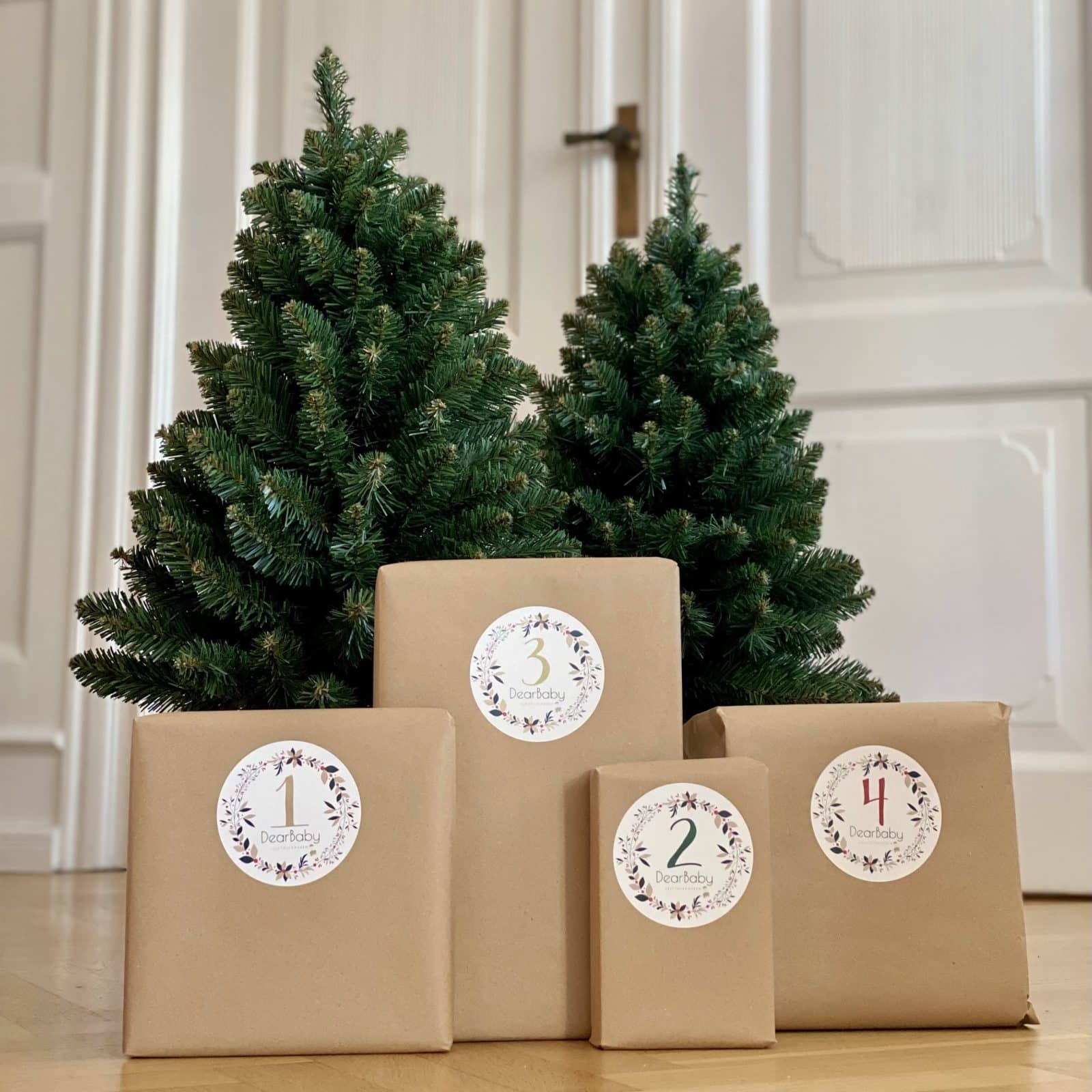 Dearbabys Adventsklistermærker 10 Cm
