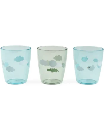 Yummy Mini Glas   Stk  Happy Clouds Grøn
