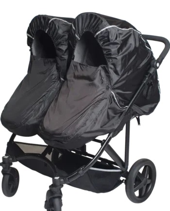 Duo Twin Regnslag Small 70-80 Cm  Sort