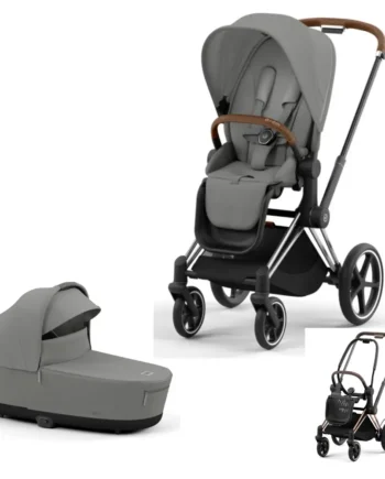 -priam Kombivogn Mirage Grey Chrome Brown