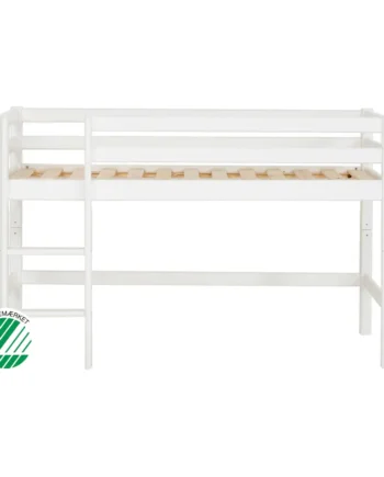 Eco Dream Halvhøj Seng  Delbar  70x160 Cm  Hvid