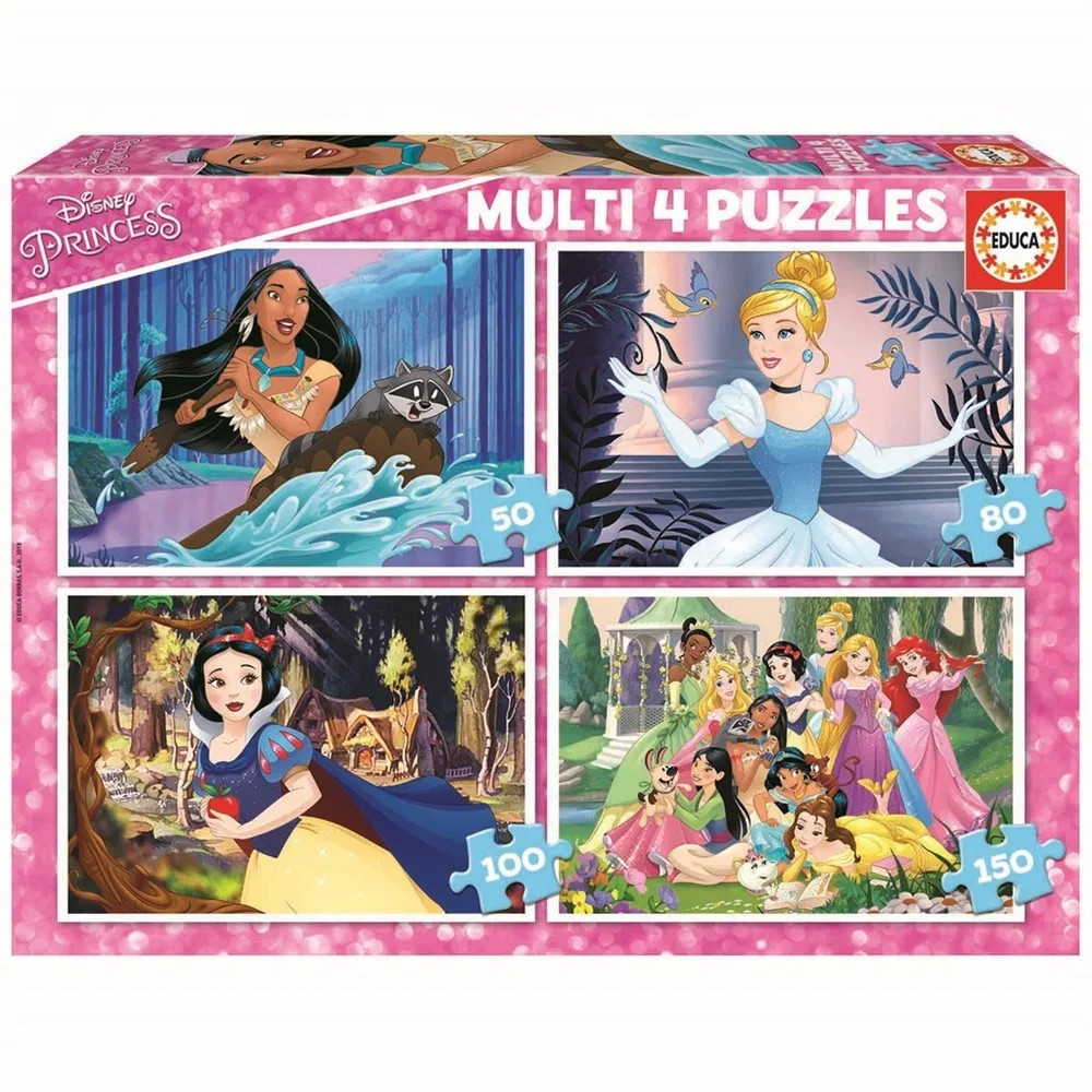 Educa Puslespil Disney Prinsesser