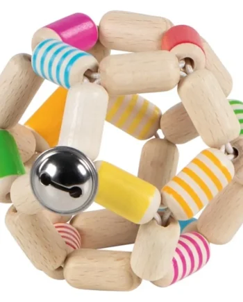 Elastisk Ranglebold   Træ Med Striber Og Bjælde