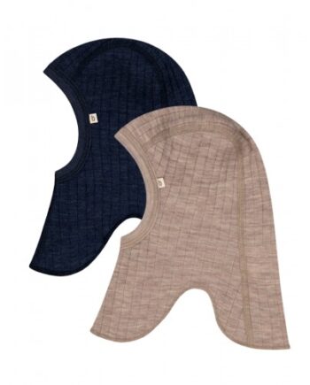 Elefanthue   100  Merino Uld  Dropneedle  Tynd Kvalitet  Oeko-texâ   -pak 50 56 Navy Melange