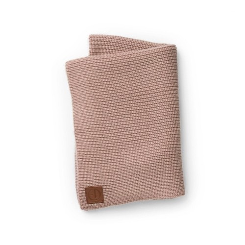 Elodie  Strikket Tæppe  Faded Rose