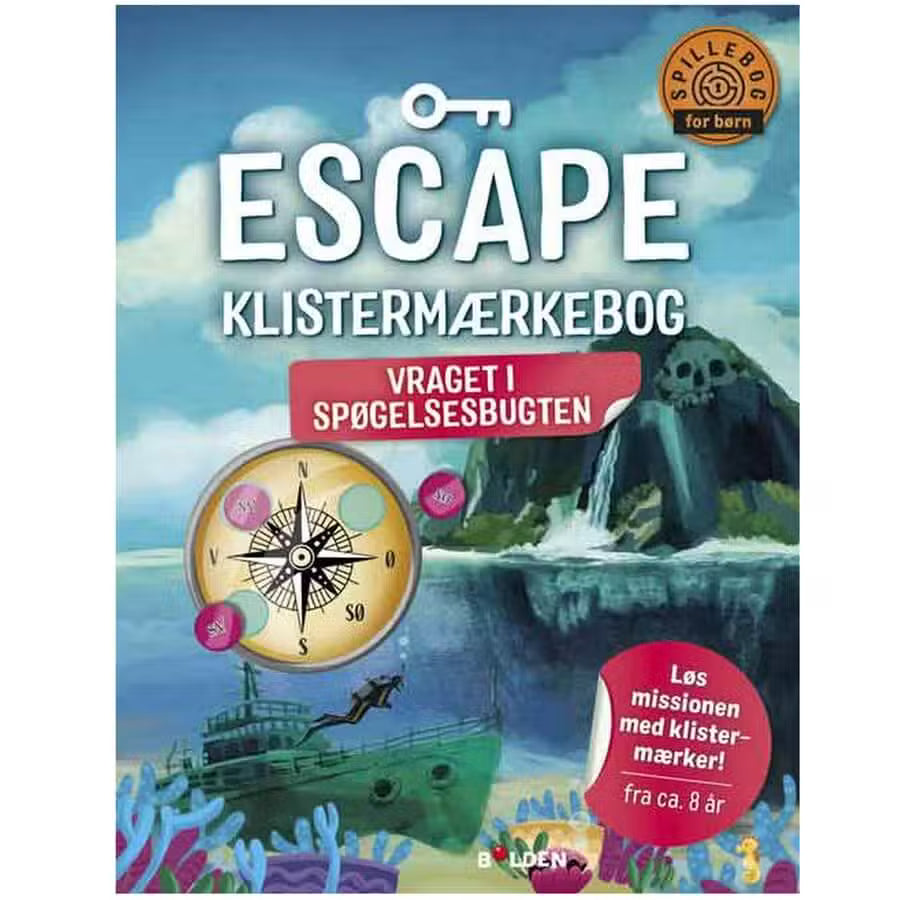 Escape Klistermærkebog Vraget Spøgelsesbugten
