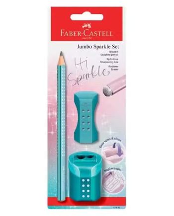 Faber Castell Blyantsæt Jumbo Sparkle Ocean