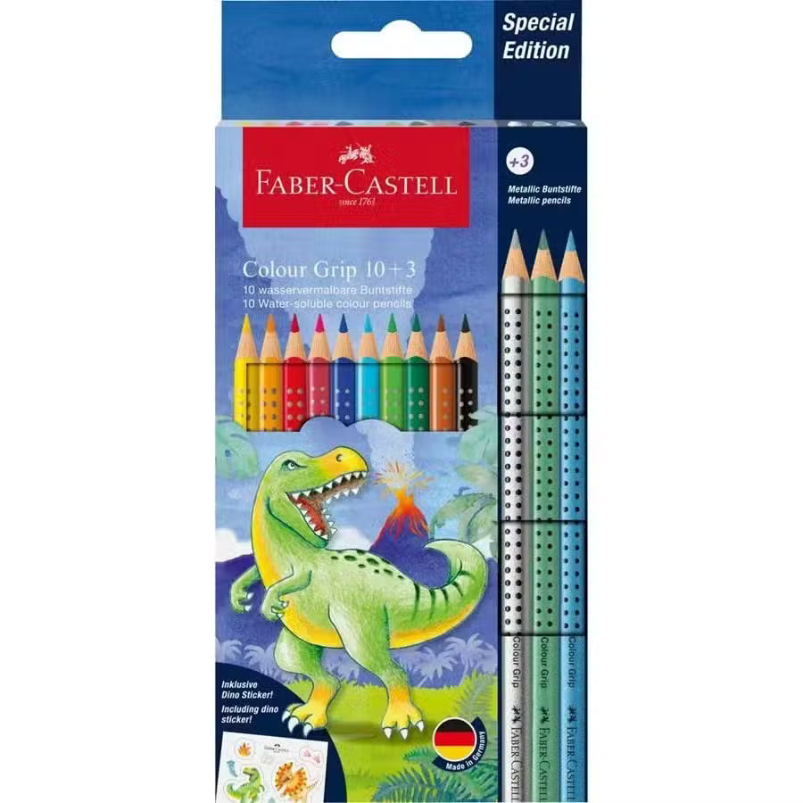 Faber Castell Farveblyanter Dinosaur 13 Pak