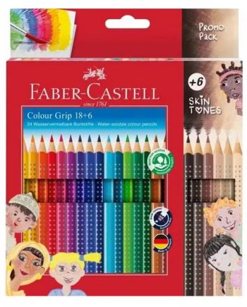 Faber Castell Farveblyanter Med Hudfarver 24 Pak