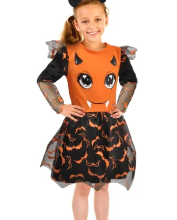 Flagermus Kostume Orange  -  år
