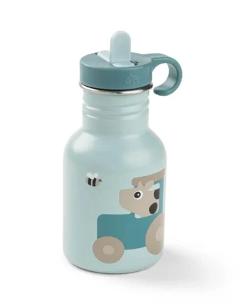 Flaske Rustfrit Stål Tiny Farm Blå 350 Ml