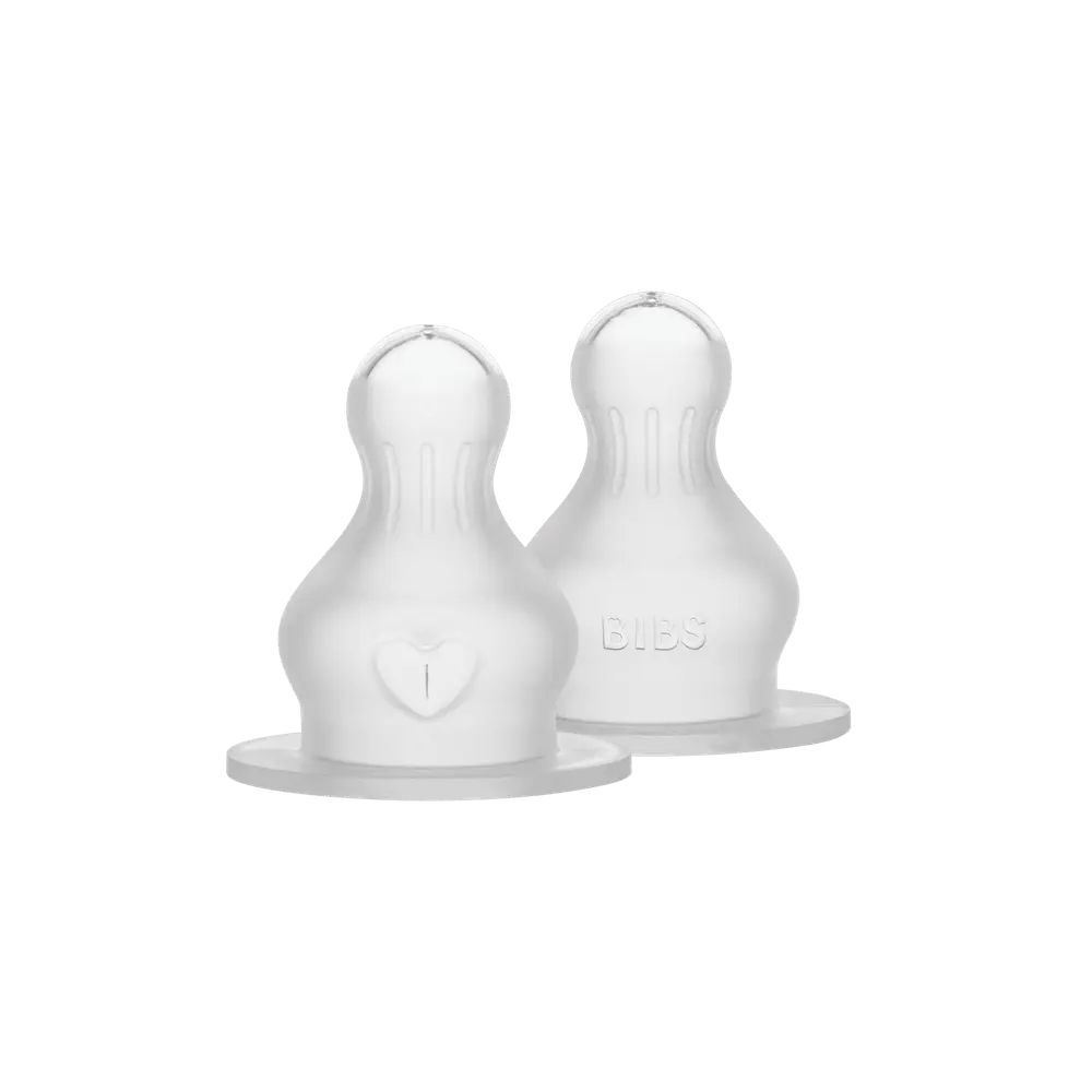 Flaskesutter Rund Silikone Pk Slow Flow
