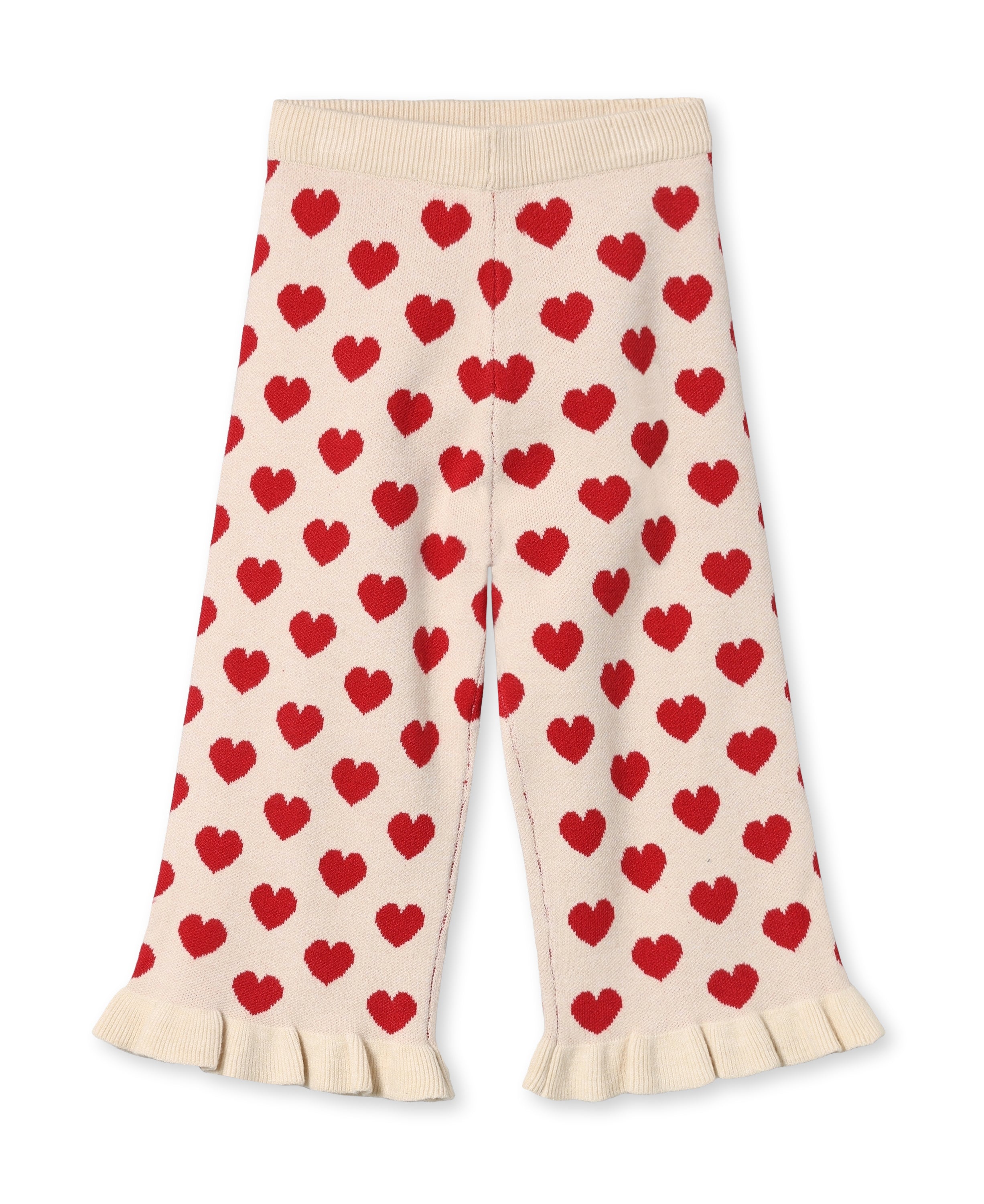 Fliink Alon Heart Ruffle Pant Pompeian Red Sandshell 80 Cm