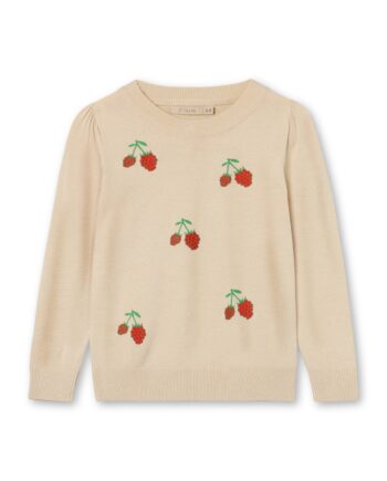 Fliink Favo Embroidered Bluse Sandshell 80 Cm