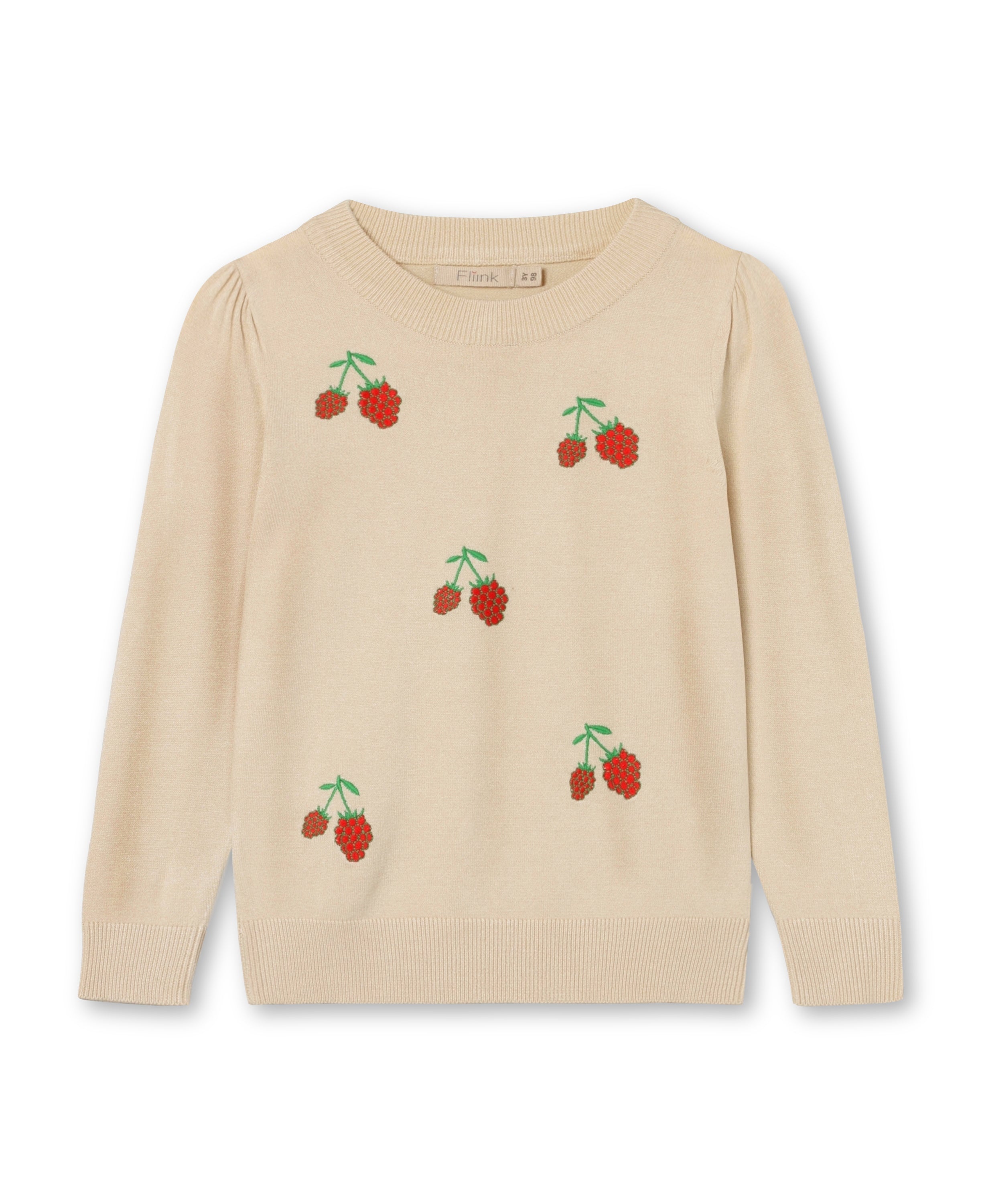 Fliink Favo Embroidered Bluse Sandshell 80 Cm