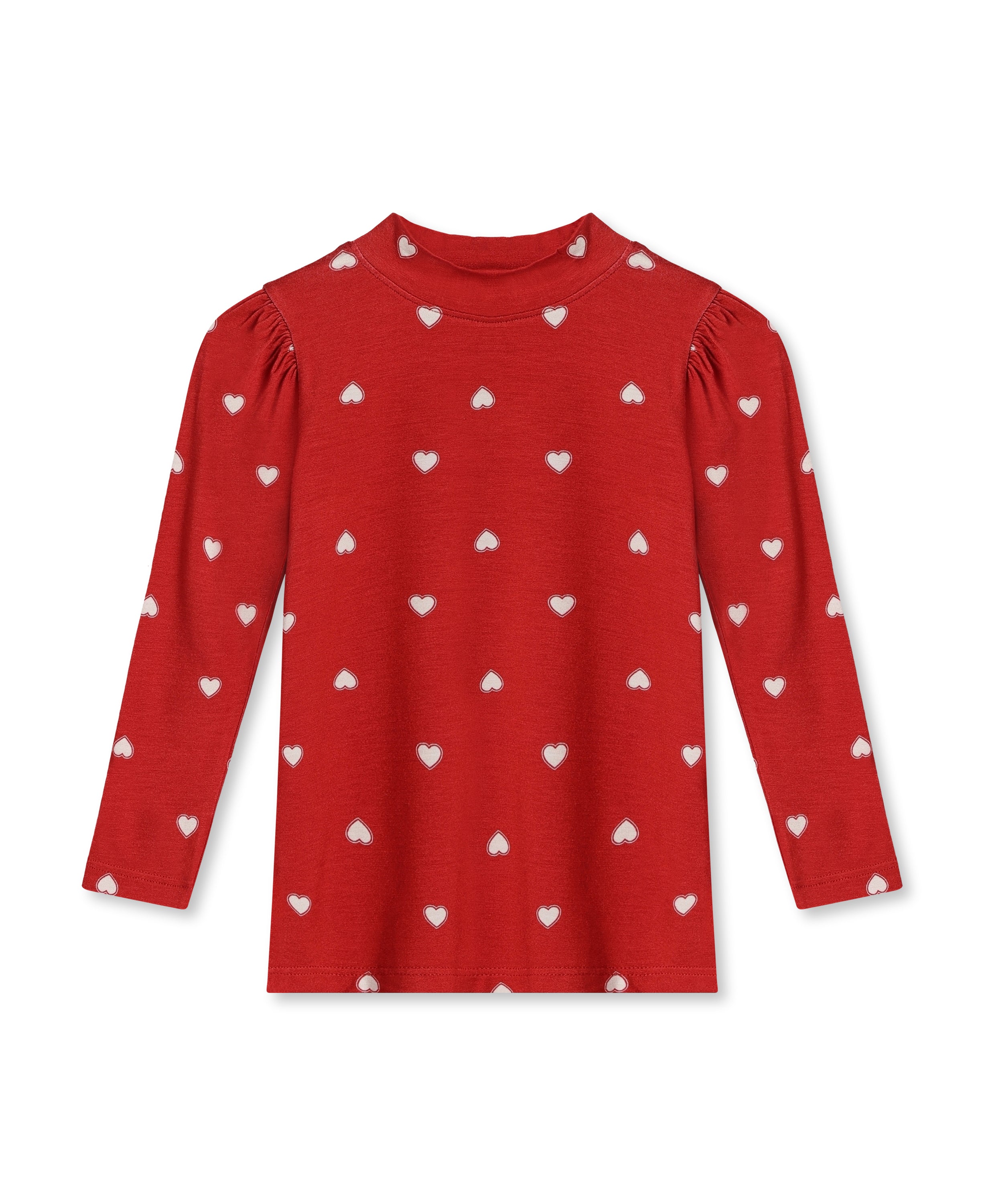 Fliink Kelly Puff Bluse Pompeian Red 80 Cm