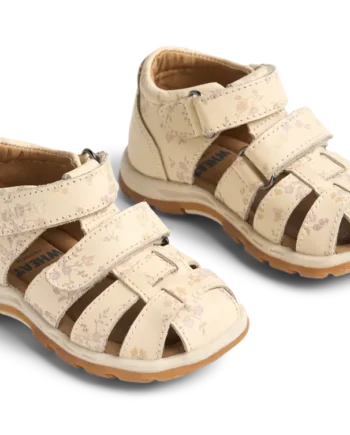 Frei Sandal Barely Apricot Flowers 26