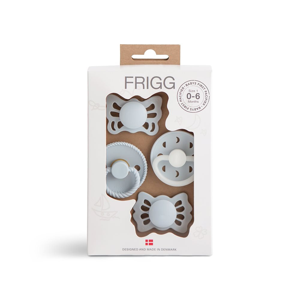 Frigg Baby   First Pacifier  -pack Moonlight Sailing Powder Blue