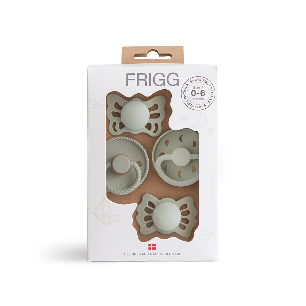 Frigg Baby   First Pacifier  -pack Moonlight Sailing Sage