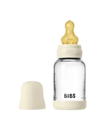Glass Baby Bottle Latex 120 Ml Ivory
