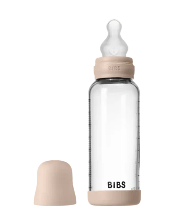 Glass Baby Bottle Silicone 240 Ml Blush