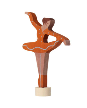 Grimms Træfigur Ballerina Orange