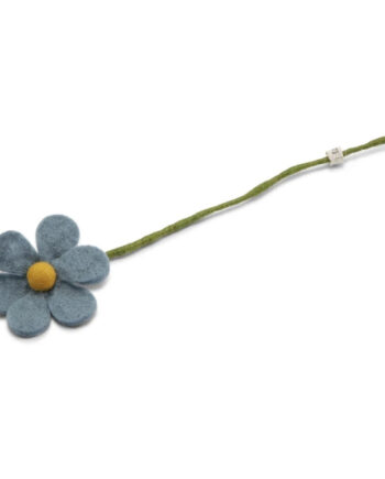 Gry Og Sif Filt Blomst Blå