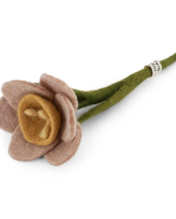 Gry Og Sif Filt Blomst Påskelilje Rosa