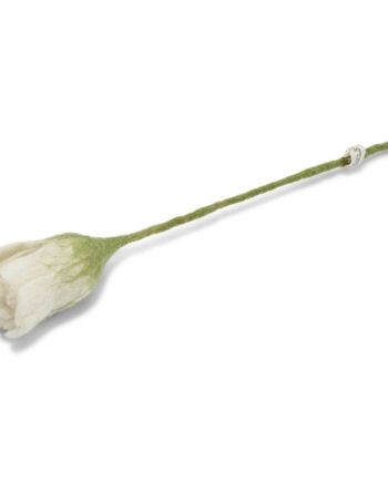 Gry Og Sif Filt Blomst Tulipan Hvid