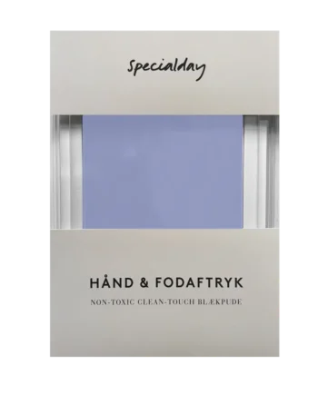 Hånd Og Fodaftryk Blå