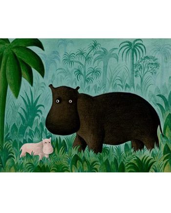 Hans Scherfig Kort Flodhestemor