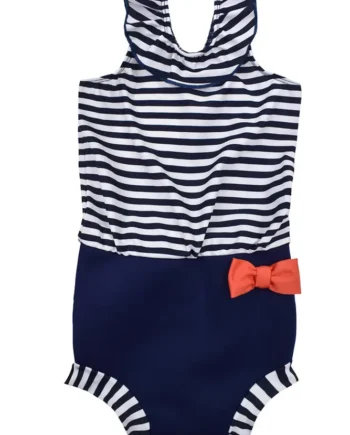 Happy Nappy Costume Navy Stripe  -14 Mdr