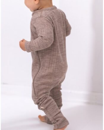 Heldragt   100  Merino Uld Med Lynlås Og Dropneedle-struktur  Oeko-texâ