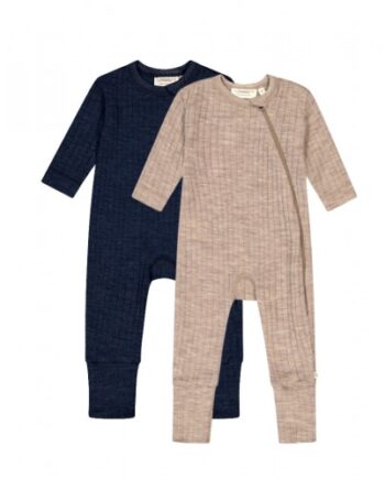 Heldragt   100  Merino Uld Med Lynlås Og Dropneedle-struktur  Oeko-texâ   -pak Navy Melange 56