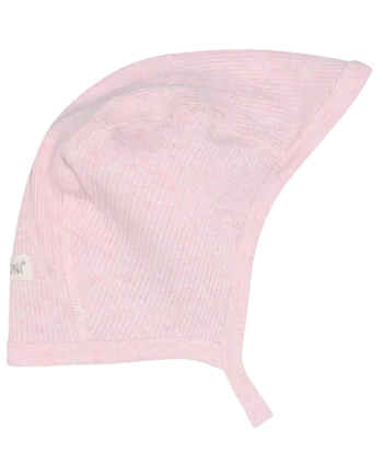 Hjelm Melange Rib Bleached Mauve Melange 62 68
