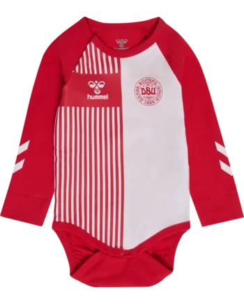 Hummel Mini Dbu Stripy Langærmet Body Tango Red 86