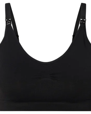 Hura Sømløs Amme-bh Black