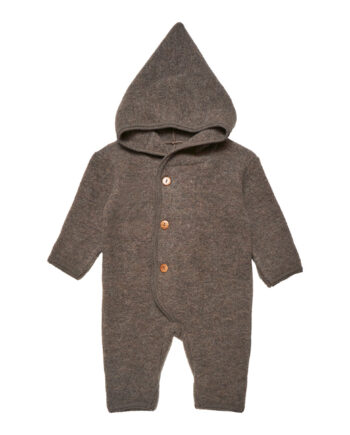 Huttelihut Billie Uld Babydragt Cocoa Brown 56-62 Cm    -  Mdr
