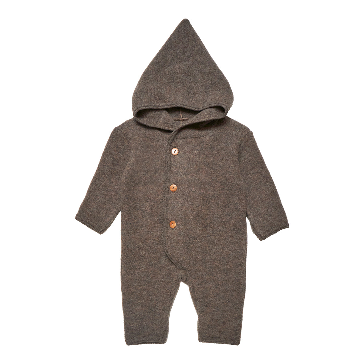 Huttelihut Billie Uld Babydragt Cocoa Brown 56-62 Cm    -  Mdr