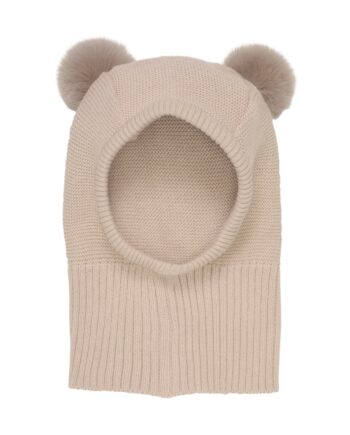 Huttelihut Elefanthue    Pompom Light Camel  -  år