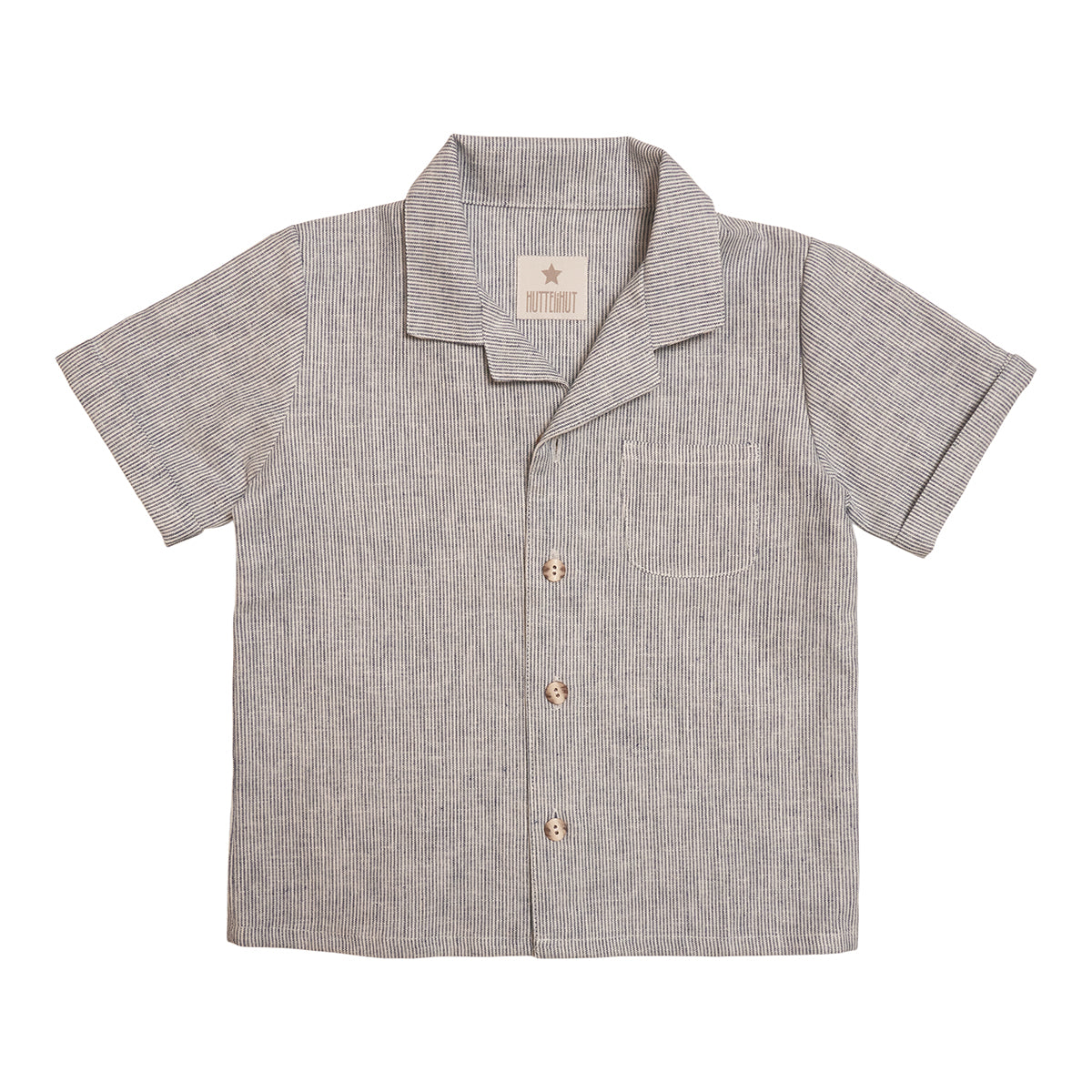 Huttelihut Shirt Striped  Navy 80 Cm