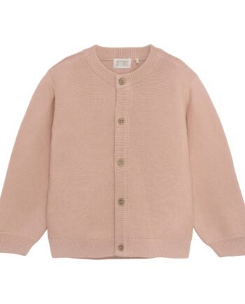 Huttelihut Strik Cardigan  Mahogany Rose 86 Cm