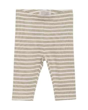 Huttelihut Striped Rib Leggings  Silver Sage 56 Cm